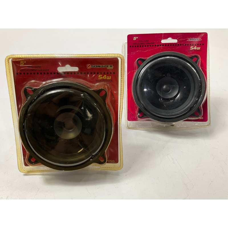 (2) Sondpex CS07050 5'' Dual Cone Replacement Speaker 54W