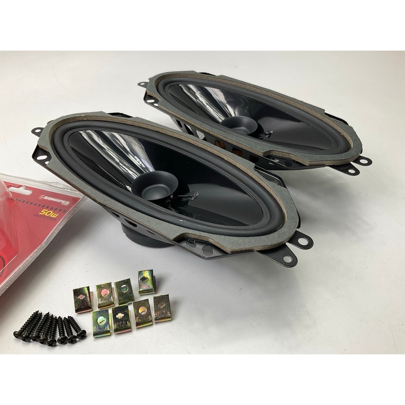(2) Sondpex CS07410 OE Replacement 4''x10'' Speaker, 50W Max