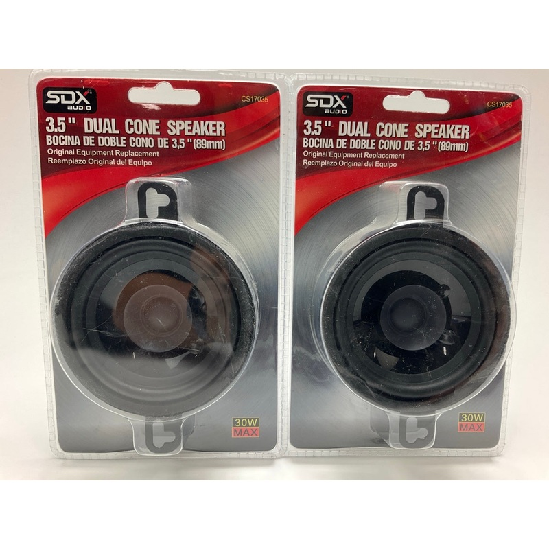 (2) Sondpex CS17035 3.5'' Dual Cone Replacement Speakers