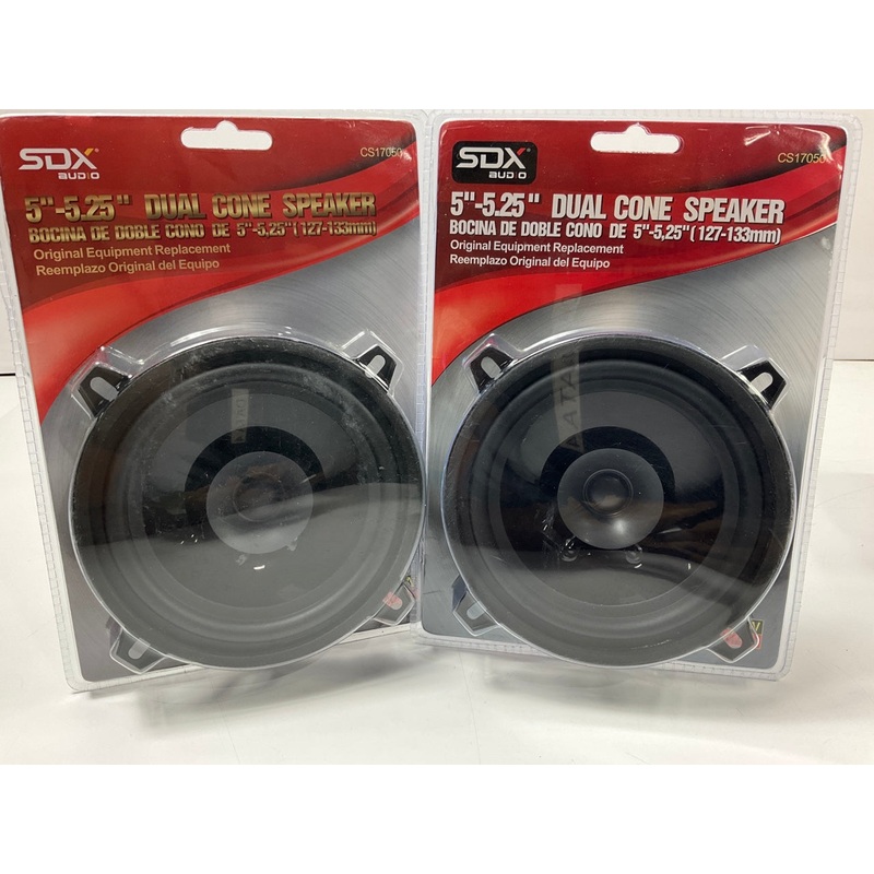 (2) Sondpex CS17050 5'' / 5.25'' Dual Cone Speakers - Replace Original Equipment
