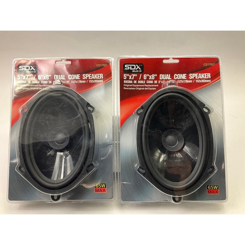 (2) Sondpex CS17507 5'' X 7'' / 6'' X 8'' Dual Cone Speaker - OEM Replacement