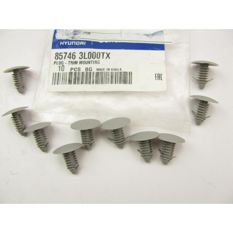 (10) Headliner Trim Mounting Retainer Clips 857463L000TX OEM For Hyundai