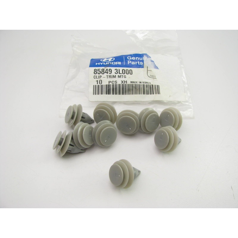 (10) NEW GENUINE Quarter Panel Trim Retainer Clips OEM For Hyundai 858493L000