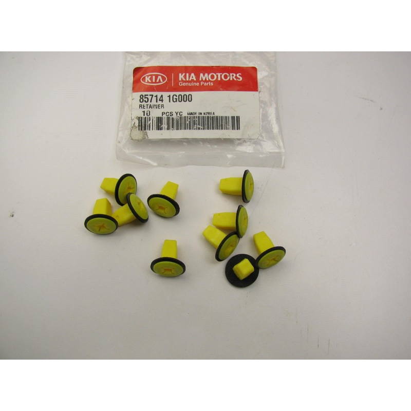 (10) NEW GENUINE Rear Sill Plate Retainers OEM For Kia 857141G000