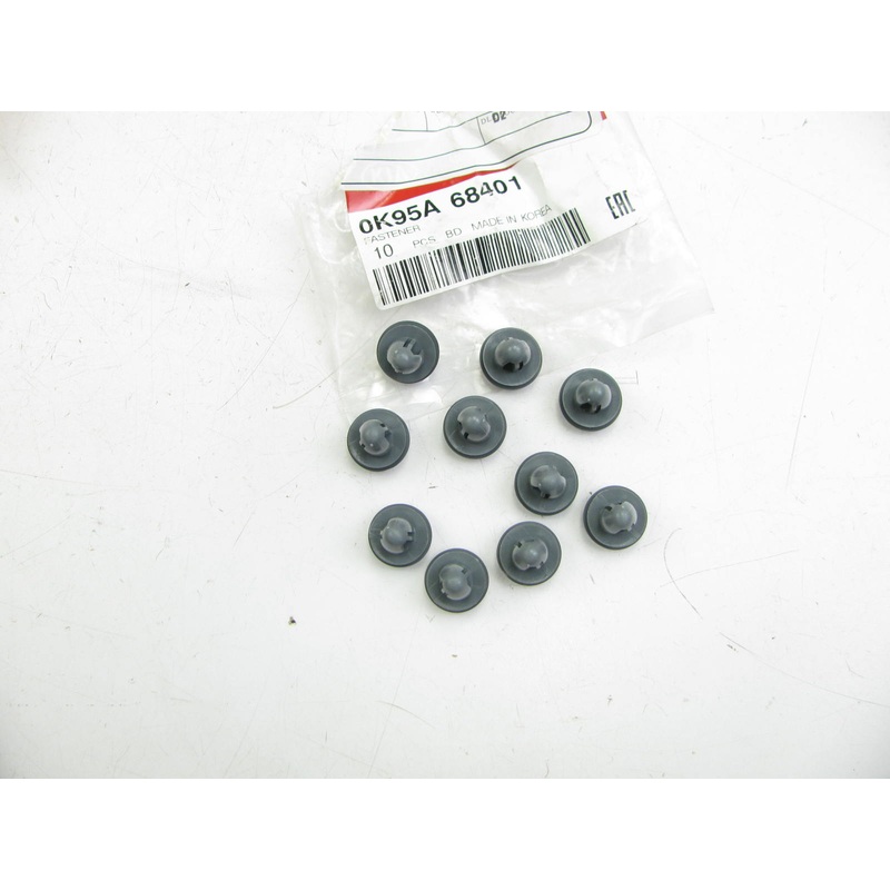 (10) NEW - OEM 0K95A68401 Interior Upper Quarter Trim Fastener For Kia