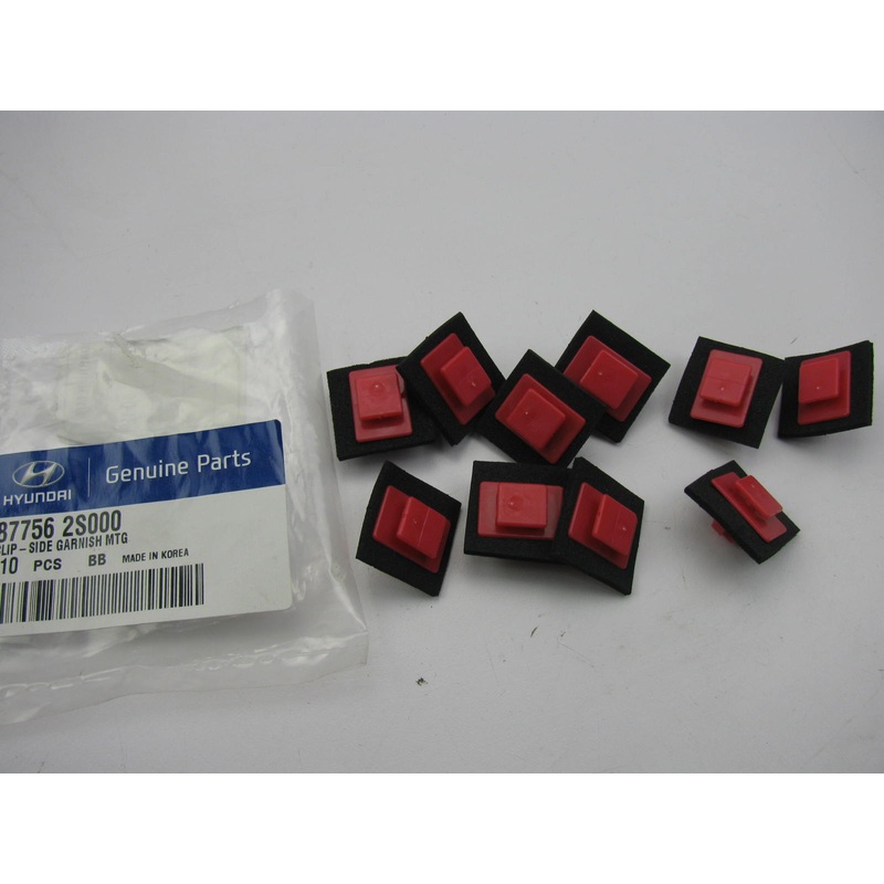 (10) NEW - OEM 877562S000 Garnish Trim Mounting Retainer Clips For 09-17 Tucson