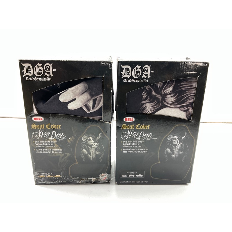 (2) Hopkins 70274-9 David Gonzales Skin Deep Design Universal Bucket Seat Cover