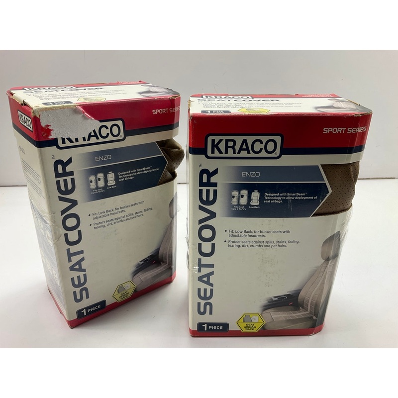 (2) Kraco 730-6570 Low Back Style SUV Car Seat Covers