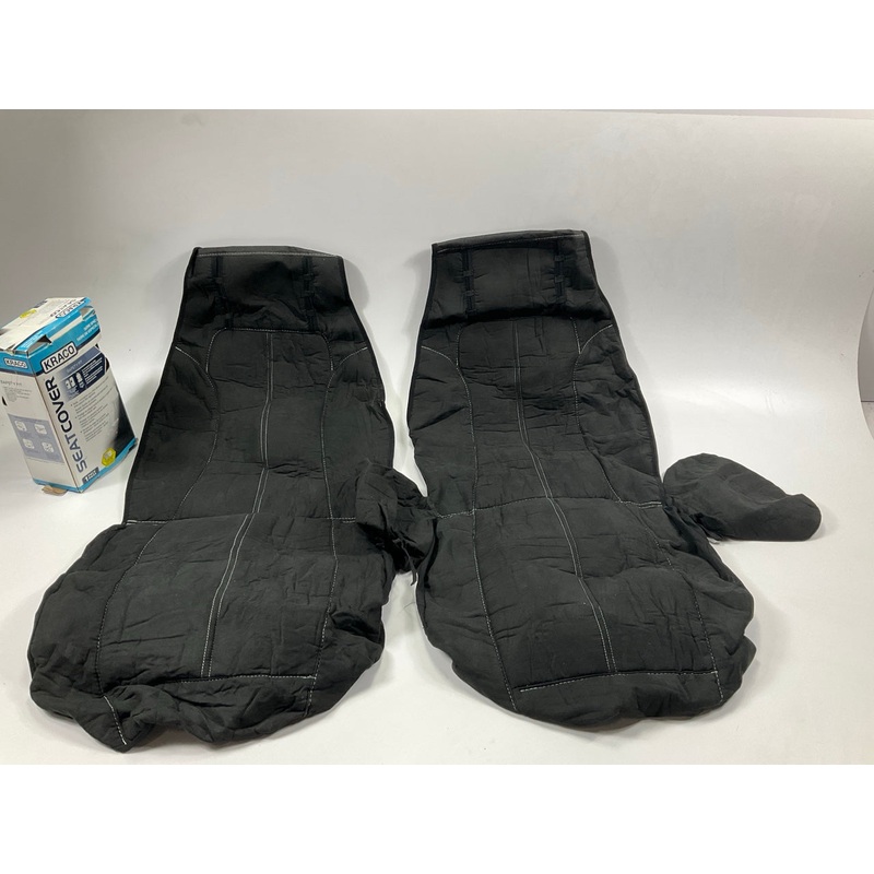 (2) Kraco 804216 Safety Fit Sideless Low Back Seat Cover