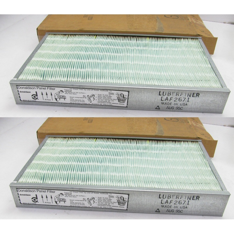 (2) Luberfiner LAF2671 Cabin Air Filters For CAT Wheel Tractors & Scrapers PAIR