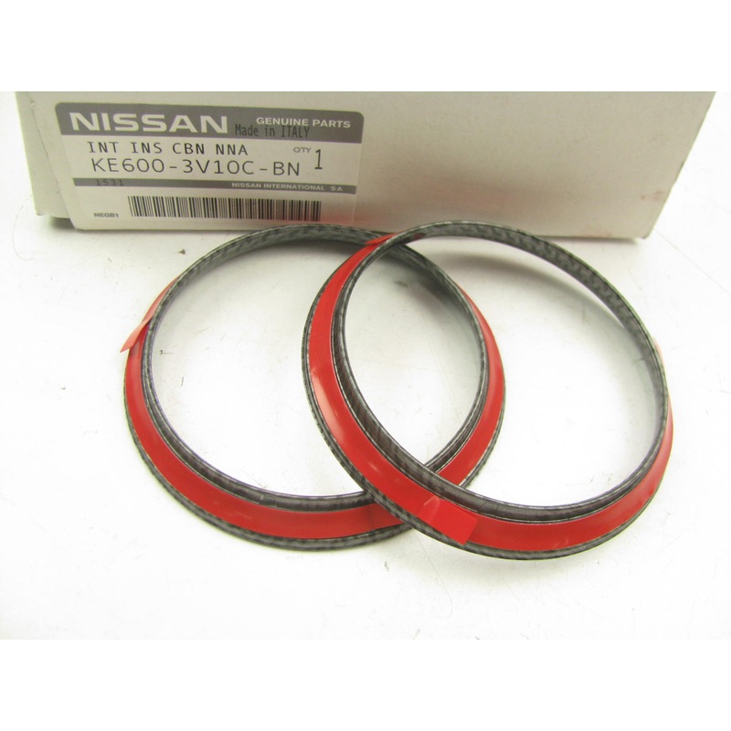 (2) NEW GENUINE KE6003V10CBN A/C Air Vent Trim Rings For 16-19 Nissan Versa Note