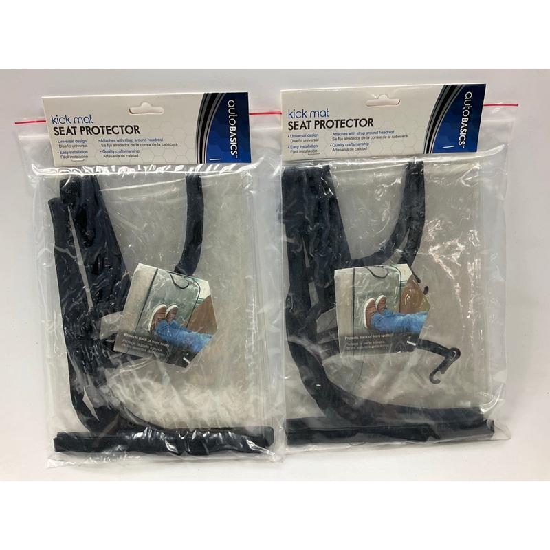 (2) Pilot PR-428 Kick Mat Seat Back Protector, Universal
