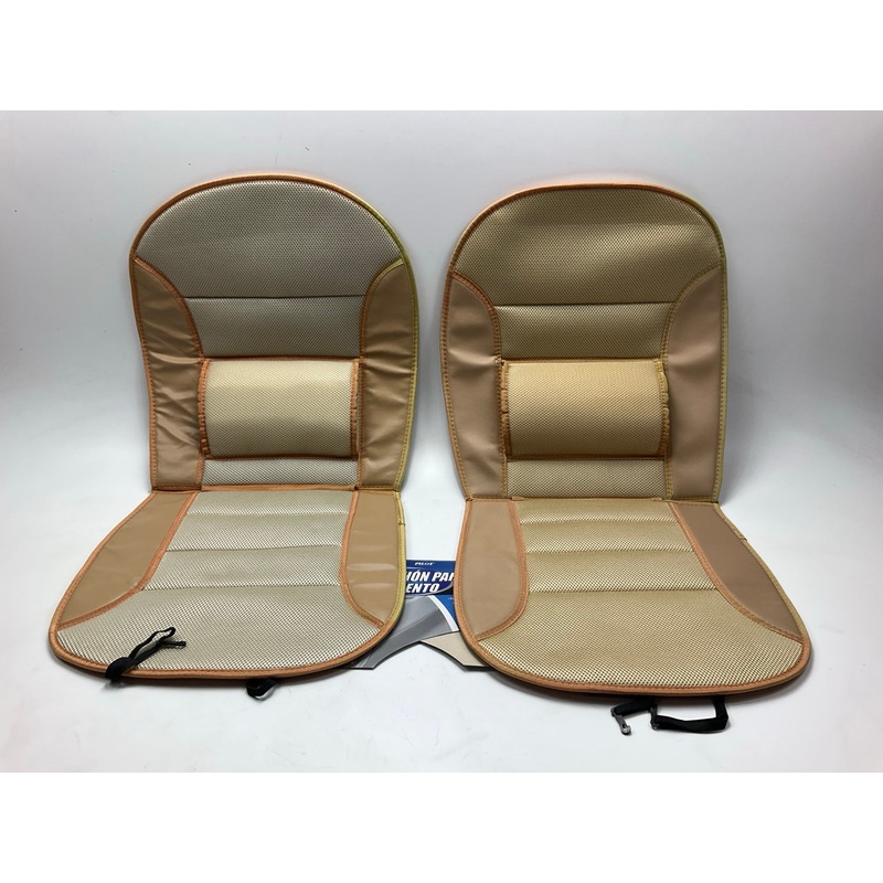 (2) Pilot SC-278T Seat Cushion Sport Mesh With Lumbar Support, Beige
