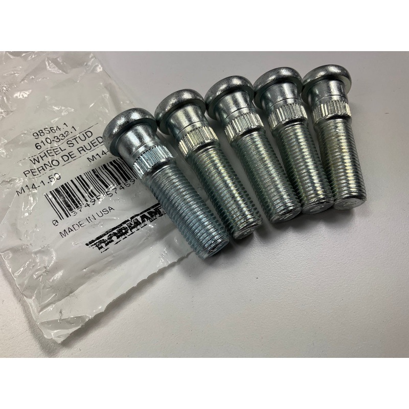 (5) Dorman 610-332 Wheel Lug Studs