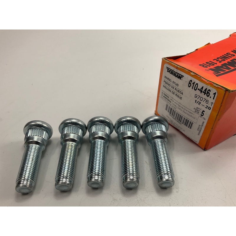 (5) Dorman 610-446 Wheel Lug Studs For 07-12 Dodge Nitro, 02-13 Liberty