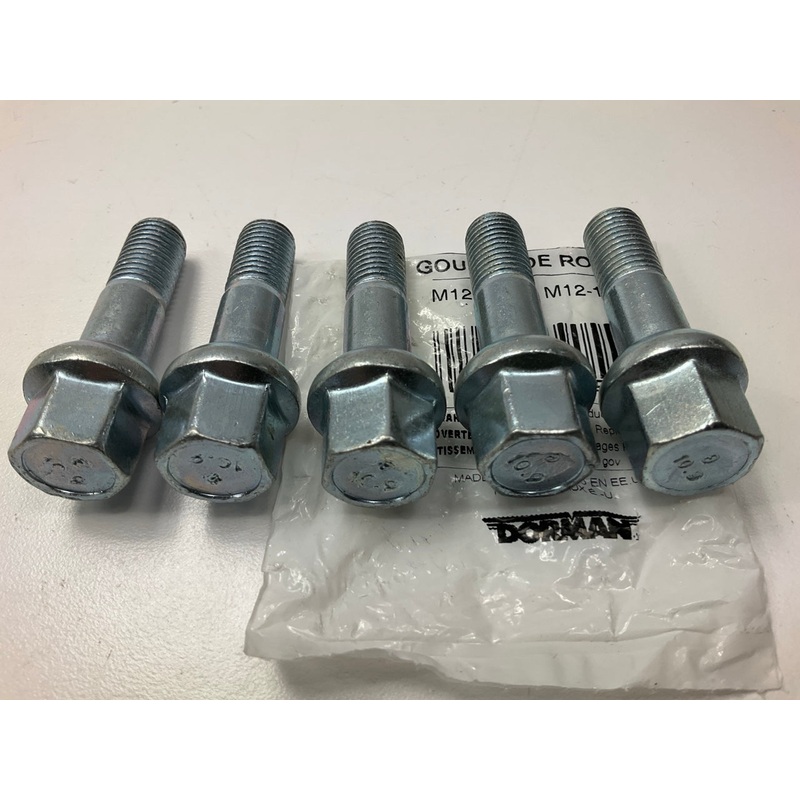 (5) Dorman 610-498 Wheel Lug Bolts