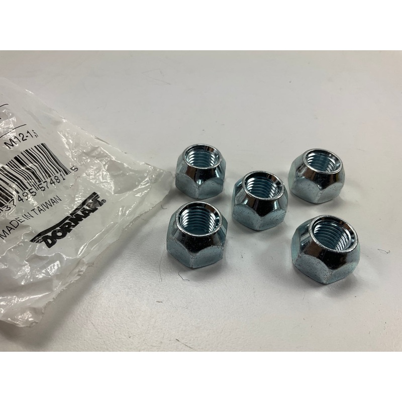 (5) Dorman 611-062 Wheel Lug Nuts - M12-1.5 X 19mm Hex