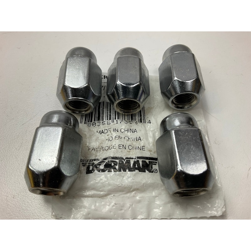 (5) Dorman 611-097 - Wheel Nut 7/16-20 Acorn - 13/16 In. Hex, 1.377 In. Length