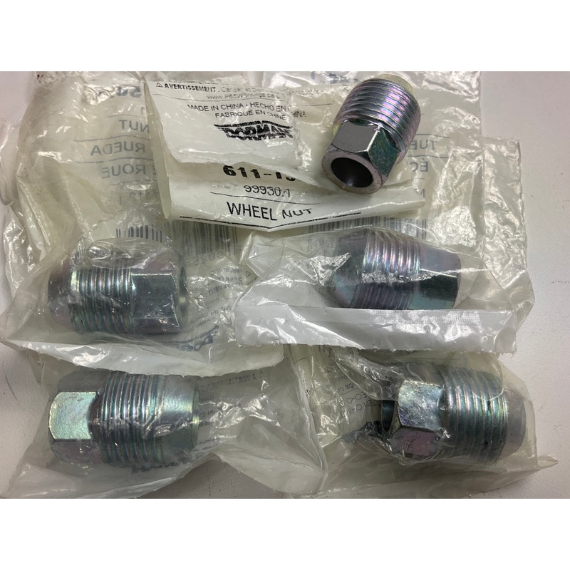 (5) Dorman 611-150 Wheel Lugs M12-1.50 External Thread - 19mm Hex, 31mm Length