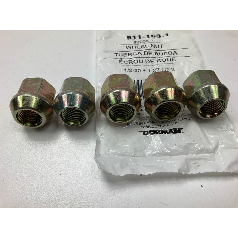 (5) Dorman 611-163 Wheel Lug Nuts