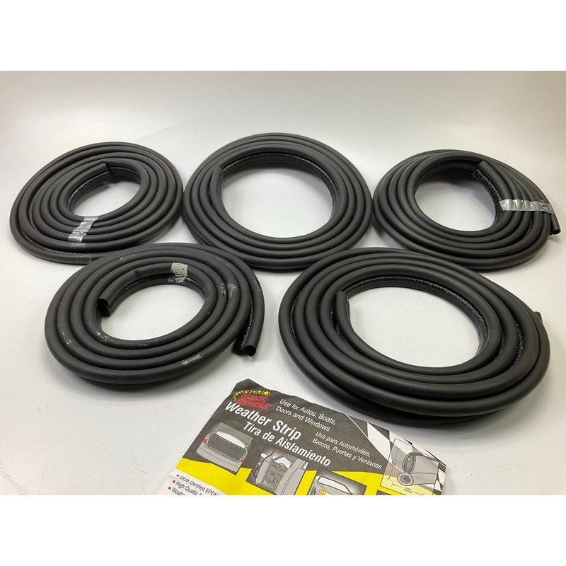 (5) Magic Mounts 3555 Self-Adhesive Weatherstrip Seal Tape 1/2'' W 1'' Tall X 10'