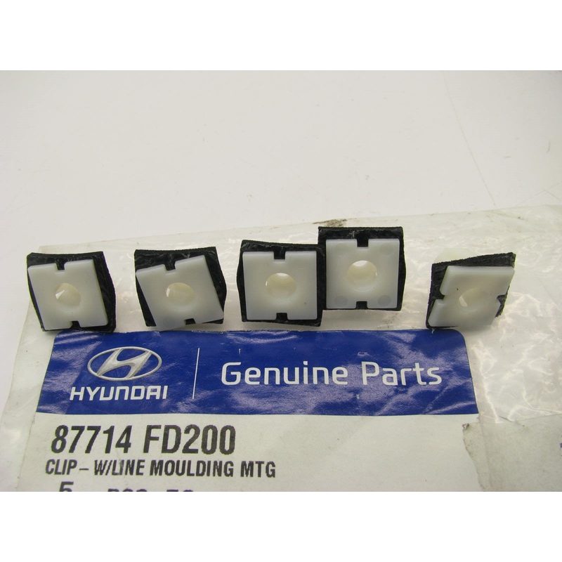 (5) NEW Door Body Side Molding Retainer Clips OEM For Hyundai 87714FD200