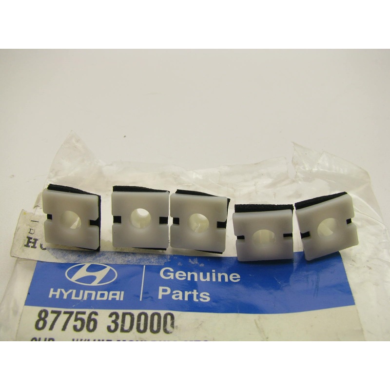 (5) NEW GENUINE Body Side Molding Clips OEM For Hyundai 877563D000