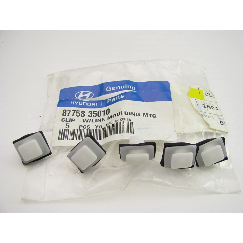 (5) NEW GENUINE REAR Waist Line Moulding Trim Clips OEM For 2006-2009 Hyundai A