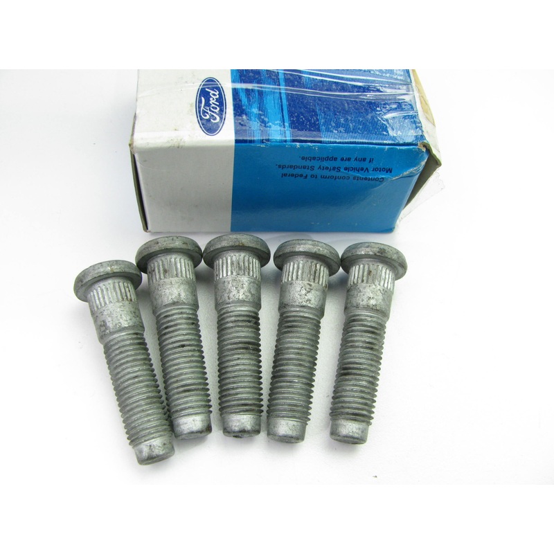 (5) NEW - OEM Ford F58Z-1107-AA Wheel Lug Studs