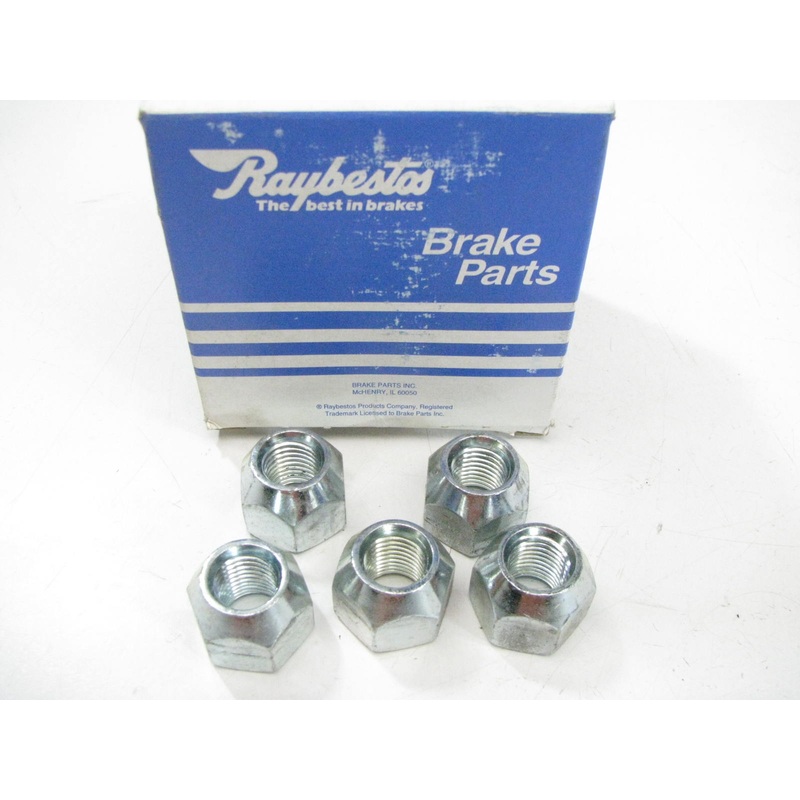 (5) Raybestos 10020N Wheel Lug Nuts - Front / Rear