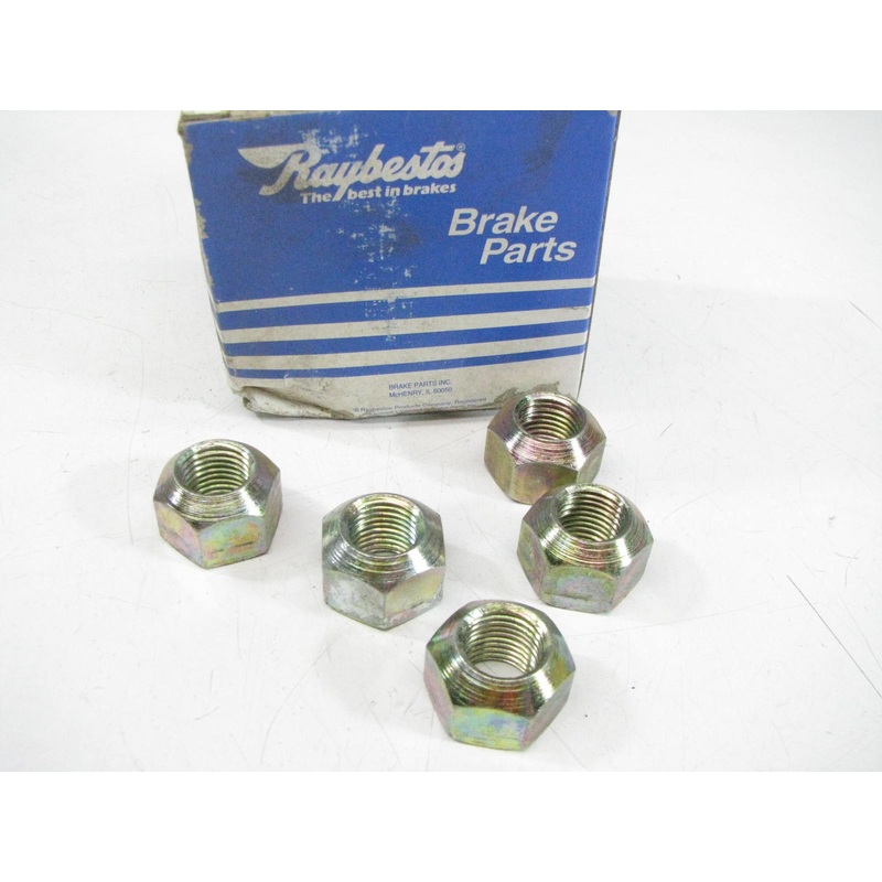 (5) Raybestos 10022N Wheel Lug Nuts - Front / Rear