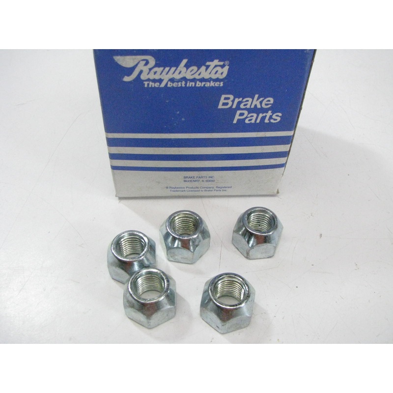 (5) Raybestos 1951N Wheel Lug Nuts - Front / Rear
