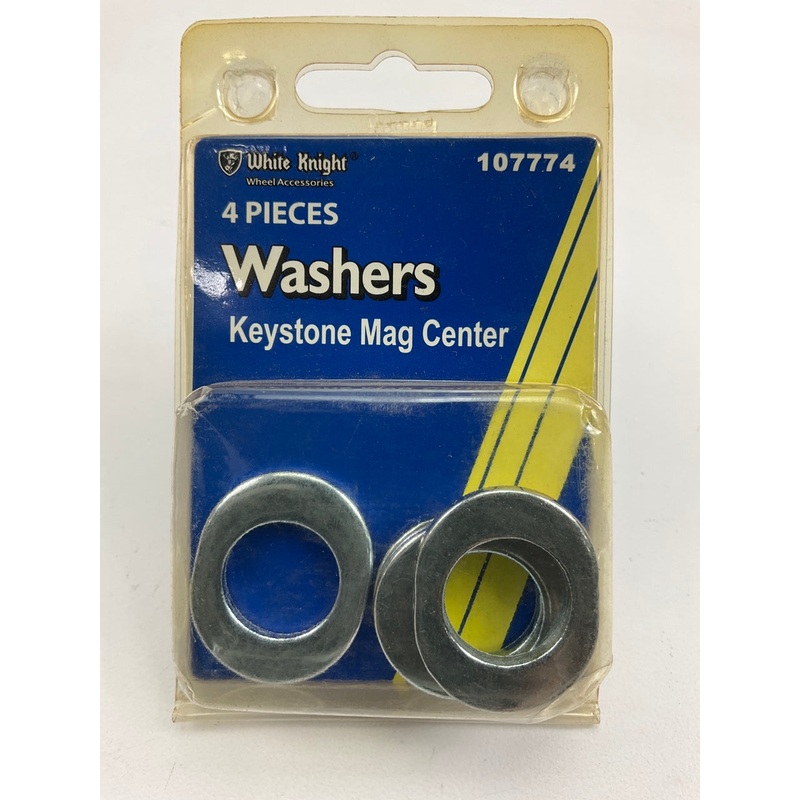 White Knight 107774 Keystone Mag Center Lug Nut Washers 4 / PACK
