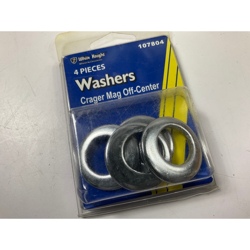 White Knight 107804 Wheel Lug Washers For Crager Mag Off-Center Wheels - 4/Pack