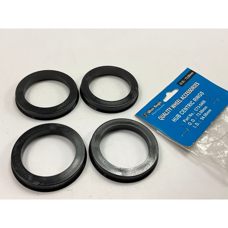 White Knight C73-5406 Hub Centric Rings For Wheels 73.00mm OD, 54.06mm ID 4 Pack