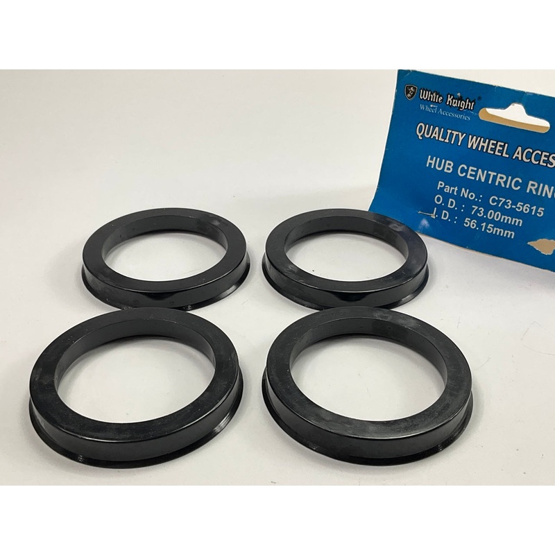 White Knight C73-5615 Hub Centric Rings For 73.00mm OD, 56.15mm ID Wheels - 4 Pk
