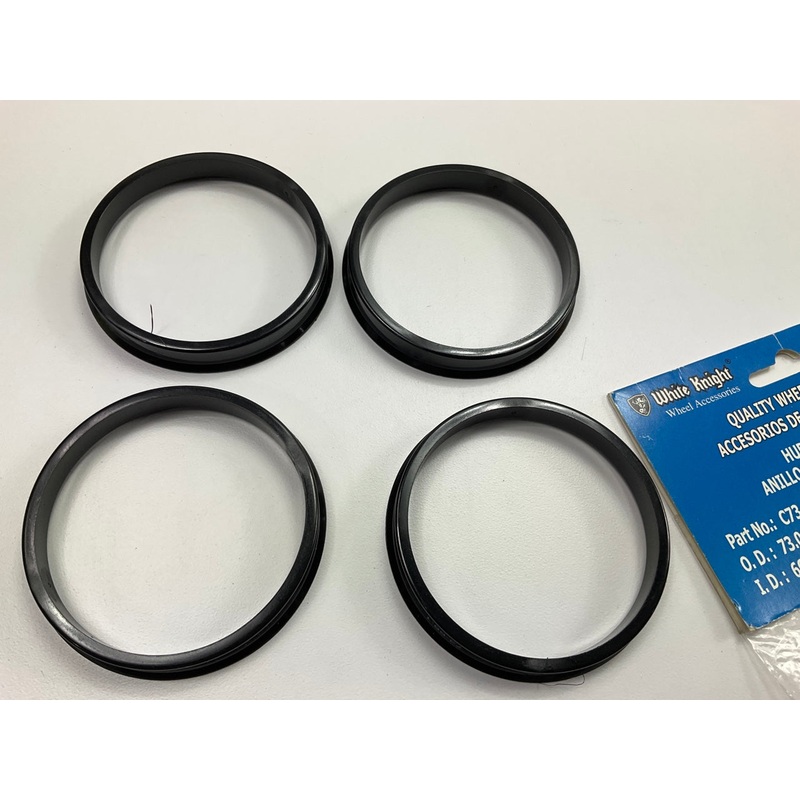 White Knight C73-6606 Hub Centric Rings For Wheels 73.00mm OD, 66.06mm ID 4 Pack