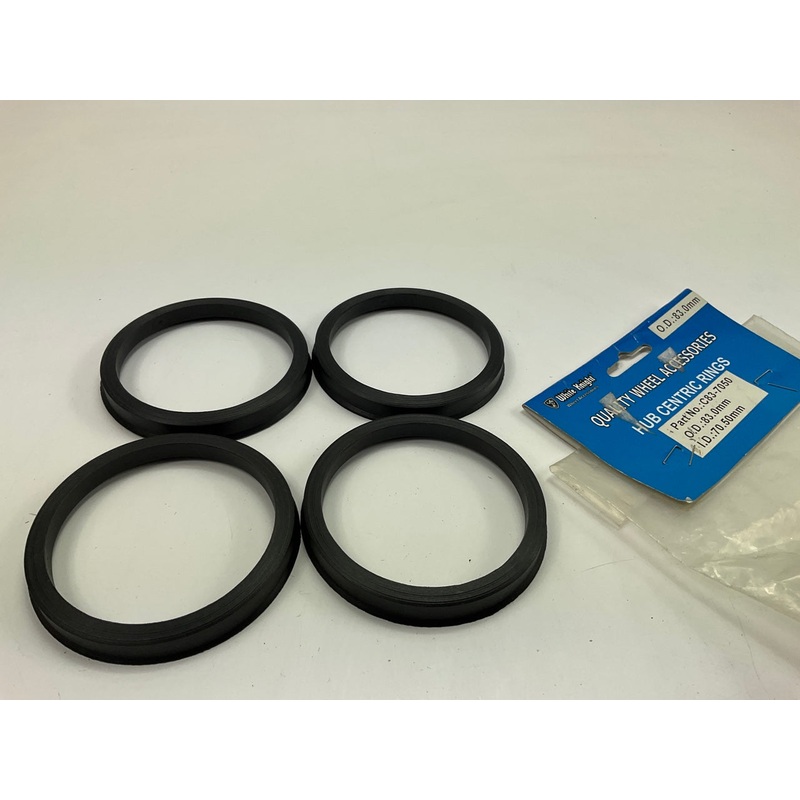 White Knight C83-7050 Hub Centric Rings For Wheels 83.0mm OD, 70.50mm ID 4 Pack
