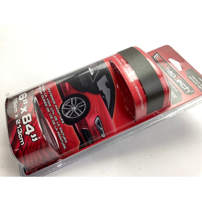 Wraptech 29225 Gun Metal Vinyl Wrap 6'' X 84''