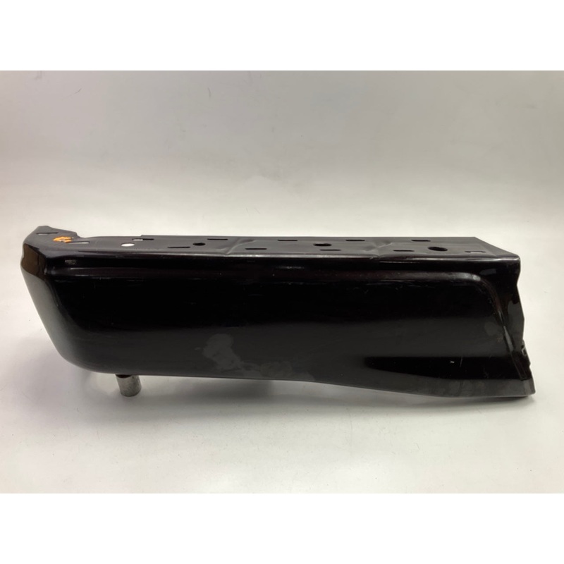 Used OEM Ford MAGMA RED Rear Bumper Left End Cap W/O Sensor Hole 15-20 FORD F150