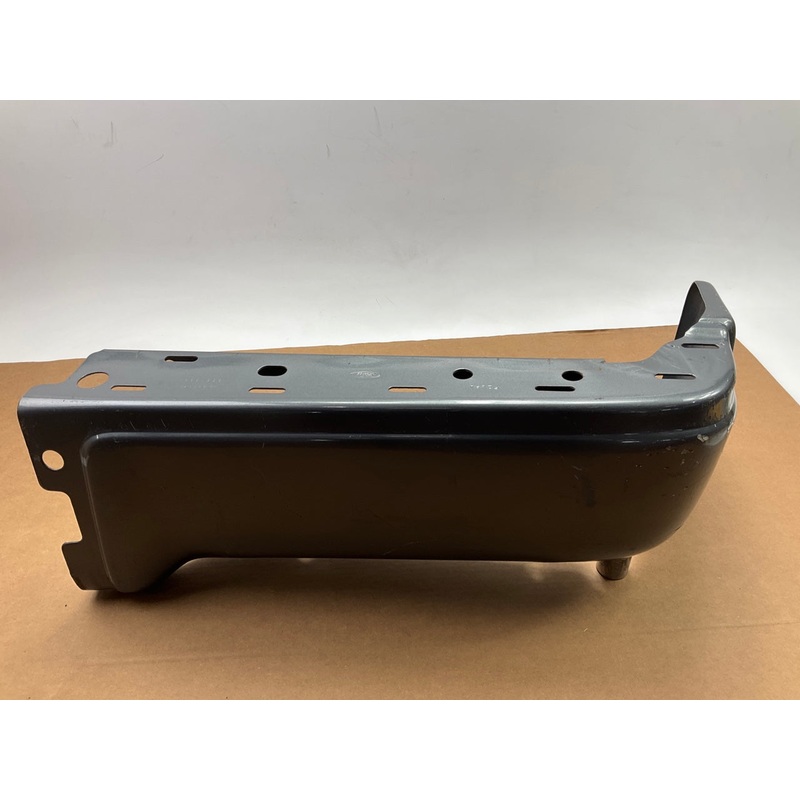 Used OEM Ford Rear Right Bumper End Cap, GRAY, 2009-2014 Ford F-150 Pickup