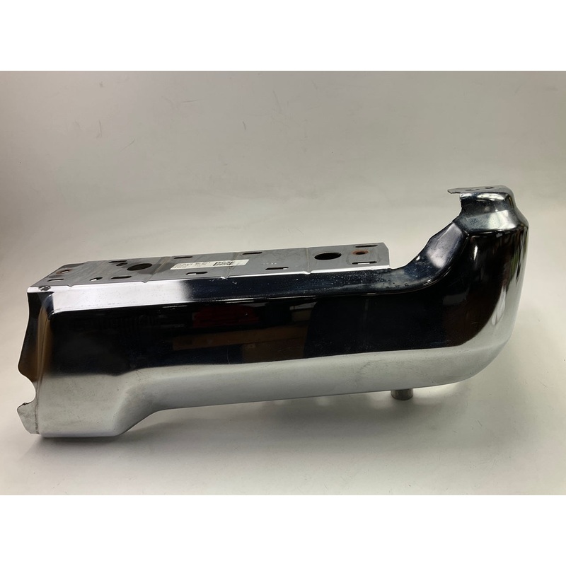 Used OEM Rear Bumper Right End Cap, Chrome, Without Sensor Hole 17-22 F-250 F350