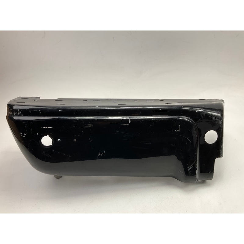Used OEM Rear Left Bumper End Cap W/ Sensor Hole - 2008-2016 Ford F-250 F-350 SD