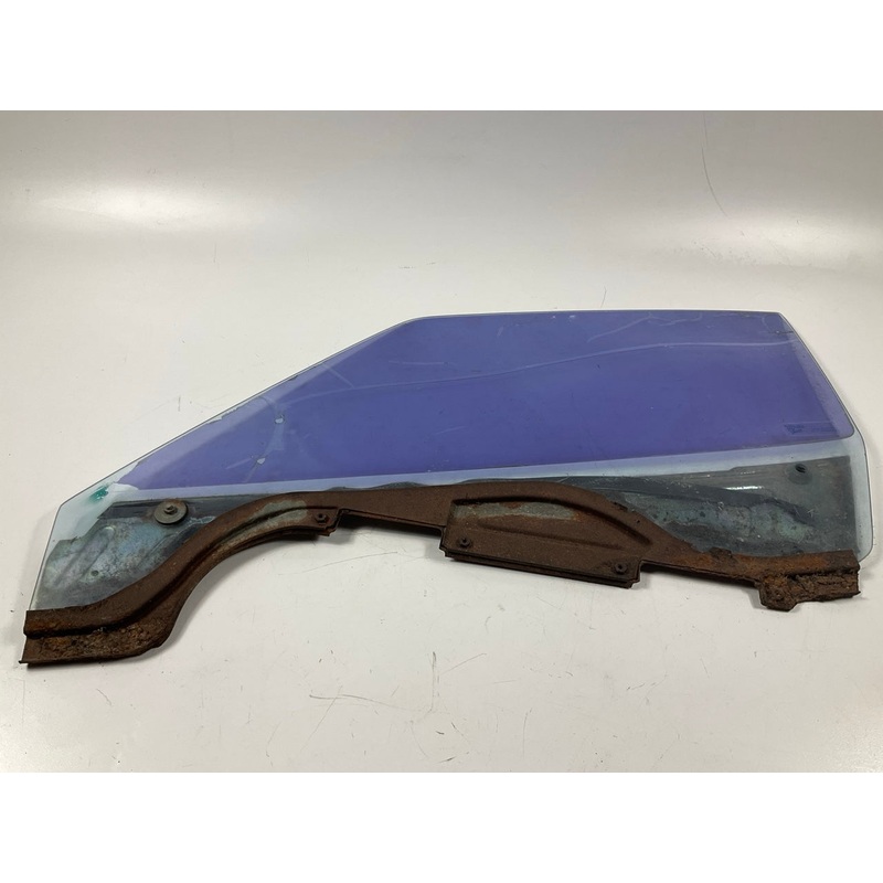 USED, SUPER RUSTY - Left Drivers Side Door Window Glass For 77-78 Datsun 280z