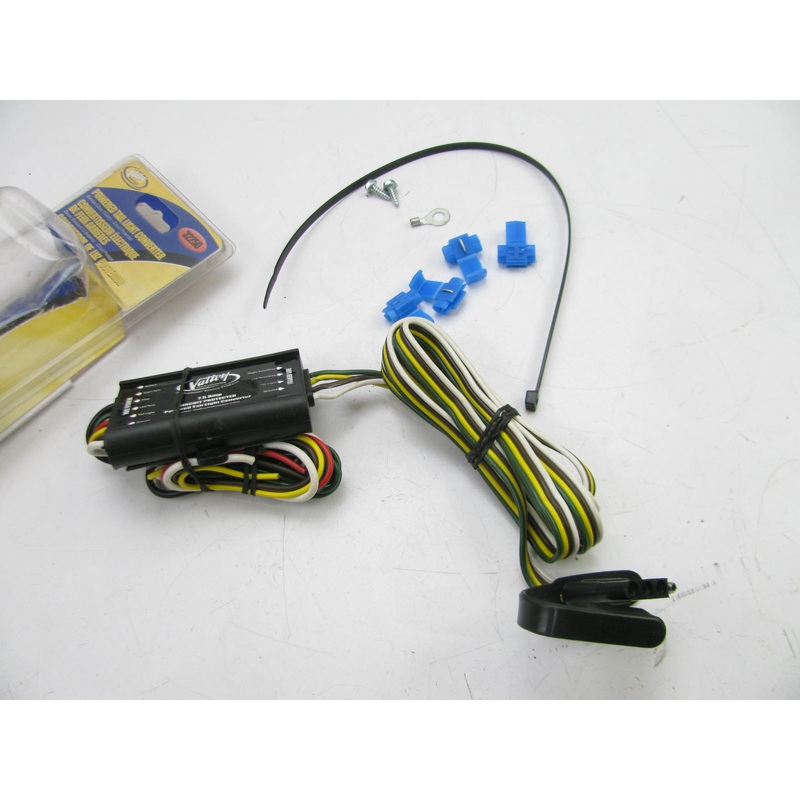 Valley  Tail Light Converter Kit With 4-Pole Flat Trailer Connector