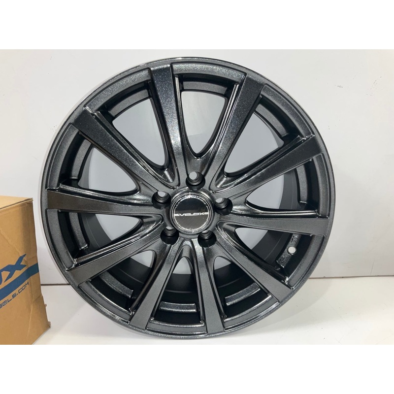 Velox 80116011 Nirvana Black Metallic Alloy Wheel Rim 16''x6.5'' 5x100 Offset 42