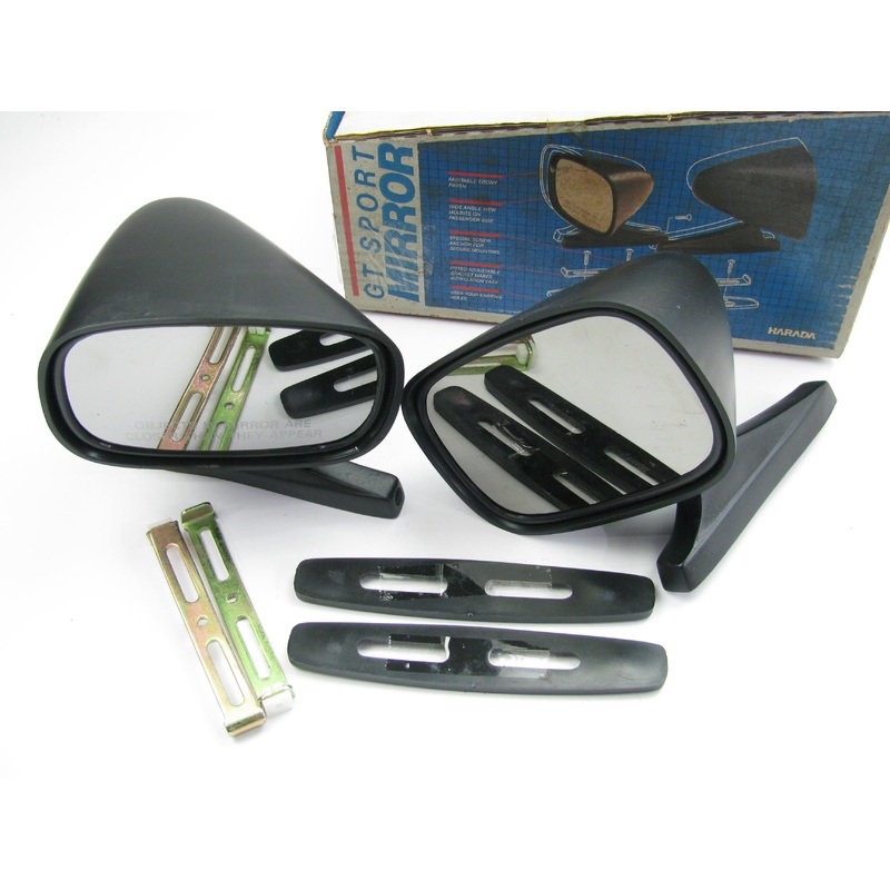 Vintage Harada 1600B Universal Side View Mirrors Kit For Datsun