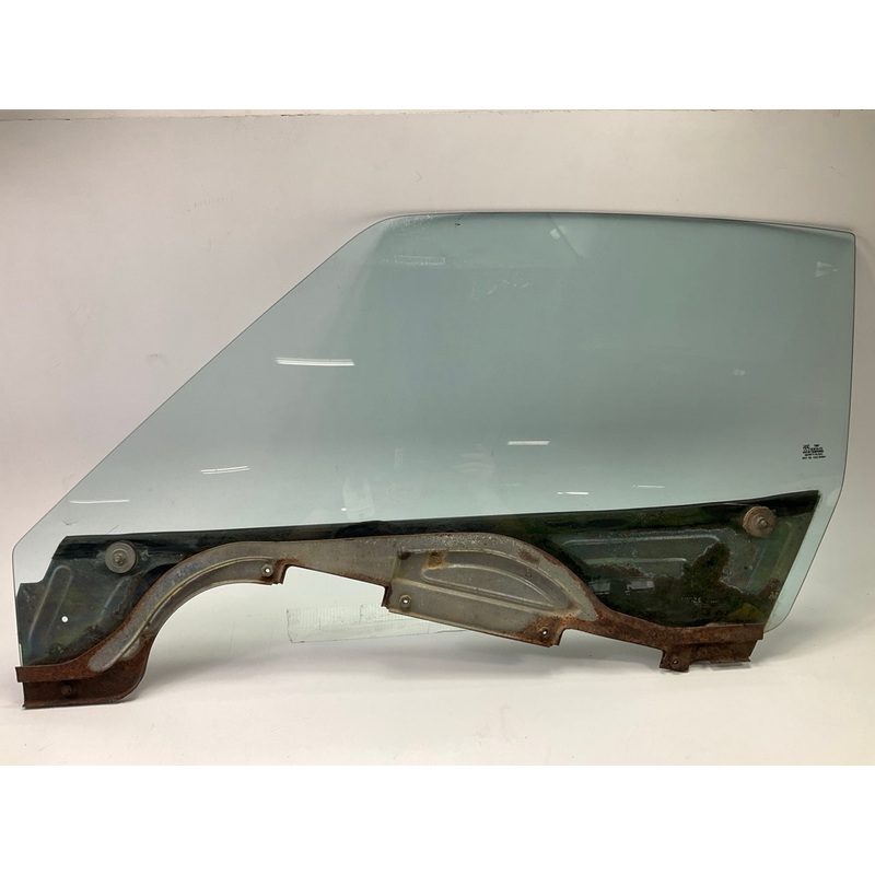USED - #10055, RUSTY, Left Drivers Side Door Window Glass For 77-78 Datsun 280z