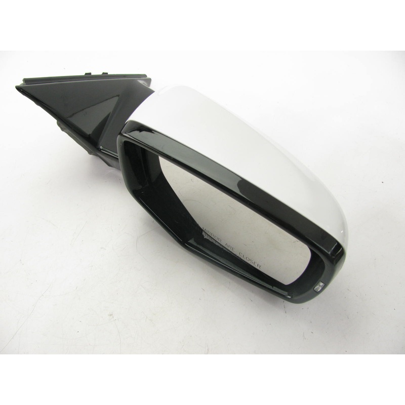 USED - 128-04979 RH Exterior Door Power Folding Mirror PEARL WHITE For 16-18 CT6