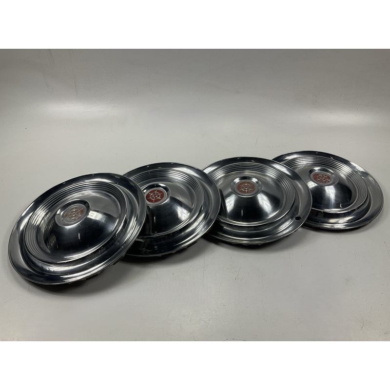 USED 1955-1957 Packard Chipper 15'' Hubcaps Wheel Covers Center Caps Set